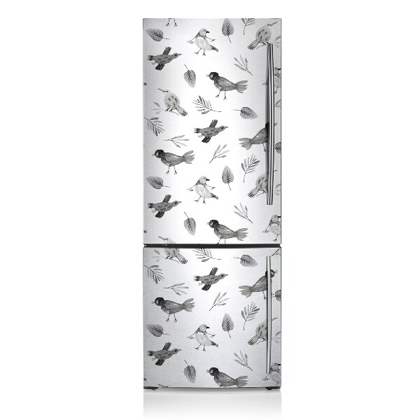 Kühlschrank matte Gezogene vögel