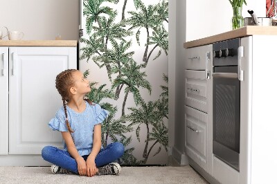 Kühlschrank matte Tropen und palmen