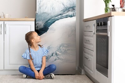 Kühlschrank matte Winter abstraktion