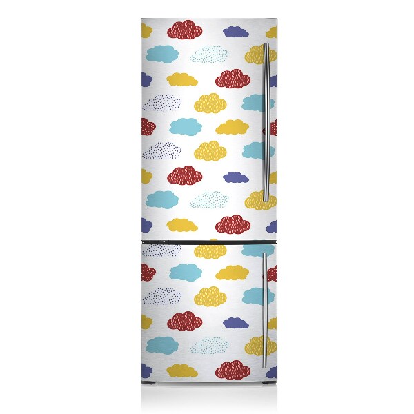 Kühlschrank magnet folie Farbenfrohe wolken