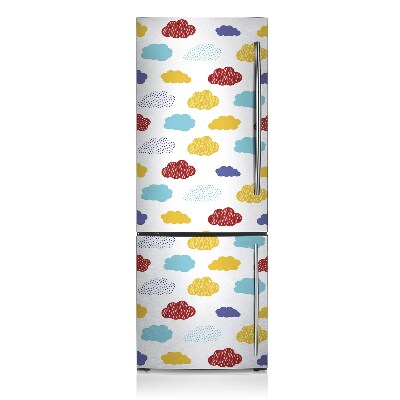 Kühlschrank magnet folie Farbenfrohe wolken