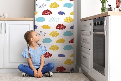 Kühlschrank magnet folie Farbenfrohe wolken