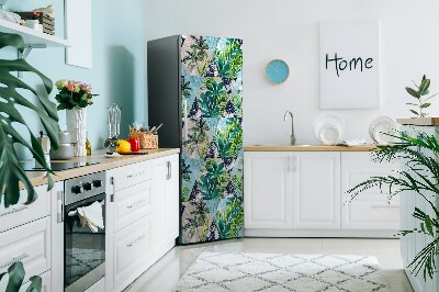 Kühlschrank aufkleber Tropenmosaik