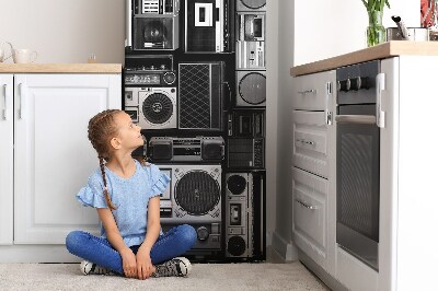 Kühlschrank matte Alte boombox