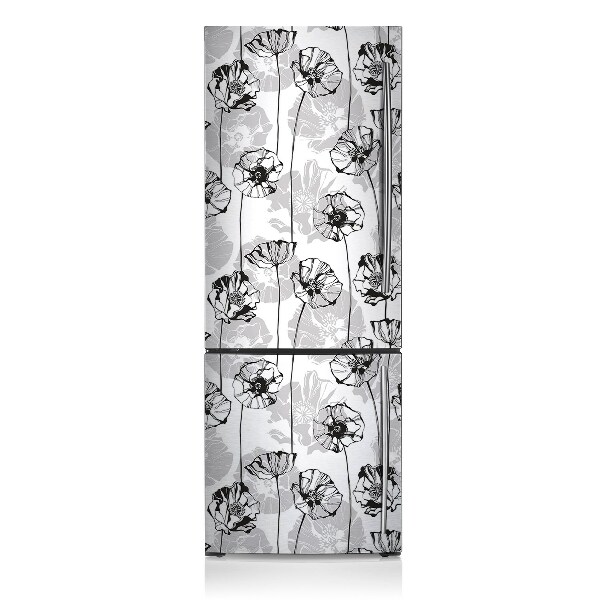 Kühlschrank matte Glamourblumen