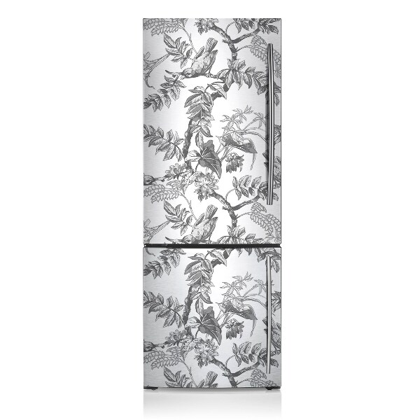 Kühlschrank magnet folie Graue vögel