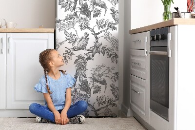 Kühlschrank magnet folie Graue vögel