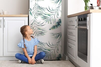 Kühlschrank aufkleber Blätter wie federn