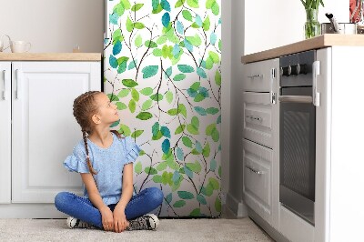 Kühlschrank aufkleber Grüne zweige