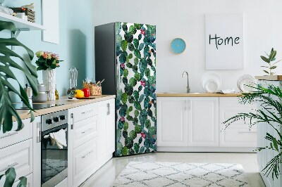 Kühlschrank aufkleber Buntes kakteen