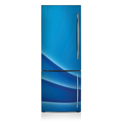 Kühlschrank matte Zusammenfassung blau