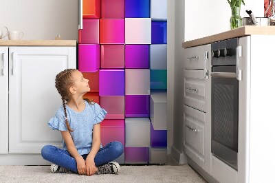 Kühlschrank matte Abstrakt farbenfroh