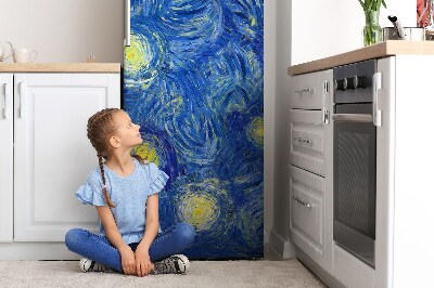Kühlschrank matte Ein blühender mandelbaum