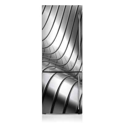 Kühlschrank matte Metallisch