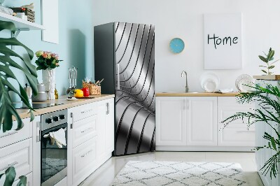 Kühlschrank matte Metallisch