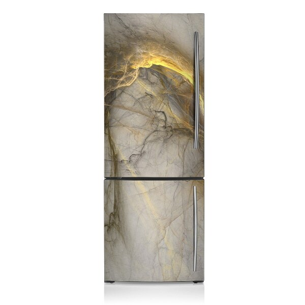 Kühlschrank matte Marmorgold
