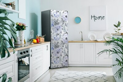 Kühlschrank magnet folie Blaue rosen