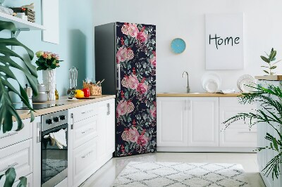 Kühlschrank magnet folie Blumen und blätter