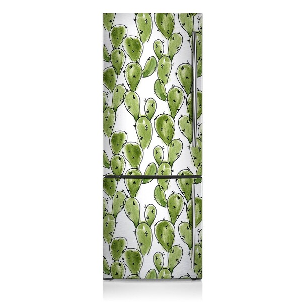 Kühlschrank aufkleber Boho cactus