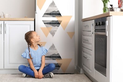 Magnet auf kühlschrank folie dekoration Landschaft