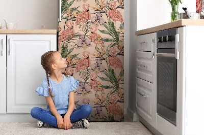 Kühlschrank matte Flamingos