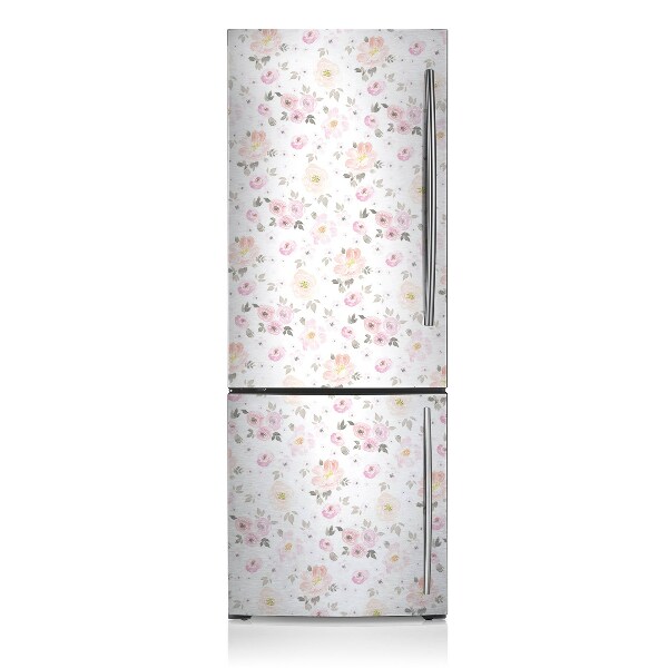 Kühlschrank matte Aquarellblüten