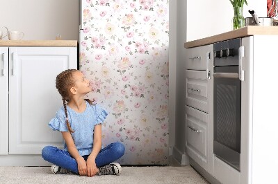 Kühlschrank matte Aquarellblüten