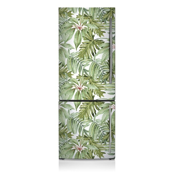 Kühlschrank matte Tropenblätter