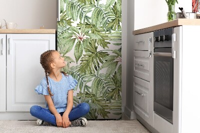 Kühlschrank matte Tropenblätter