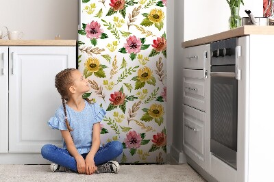 Kühlschrank matte Aquarellblüten