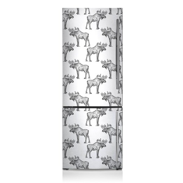 Kühlschrank matte Elchtiere