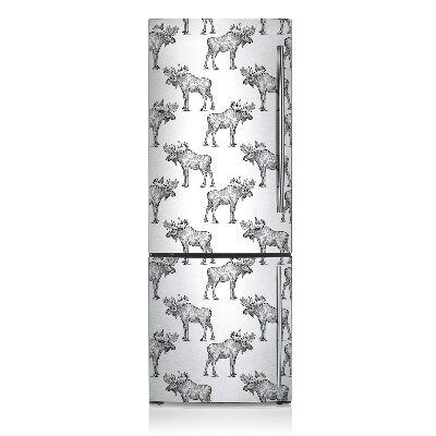 Kühlschrank matte Elchtiere