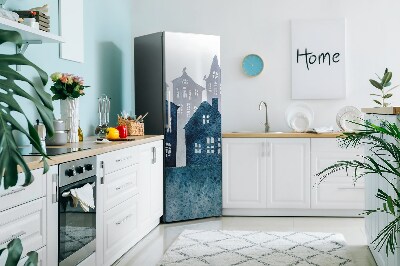Kühlschrank matte Nachtstadt