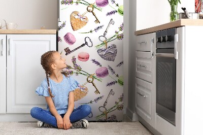 Kühlschrank aufkleber Weiblicher vintage-stil