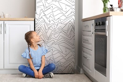 Kühlschrank aufkleber Unregelmäßige linien