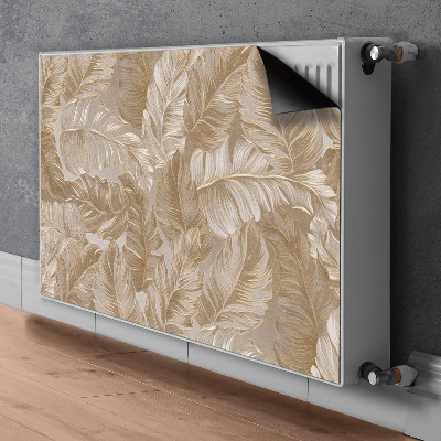 Heizkörperverkleidung magnetisch Goldene blätter