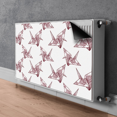 Dekorativer Heizkörpermagnet Origami-vögel