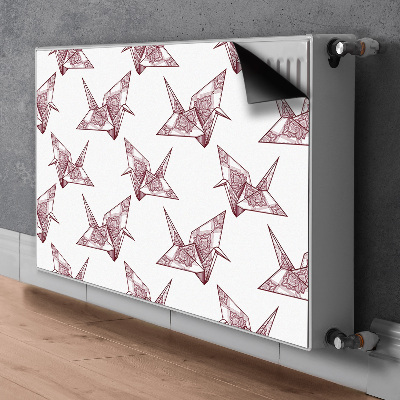 Dekorativer Heizkörpermagnet Origami-vögel