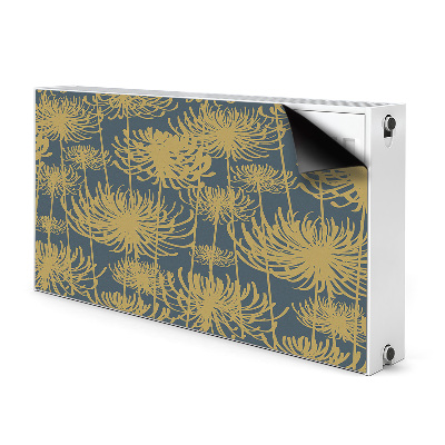 Heizkörperverkleidung magnet Goldene blumen