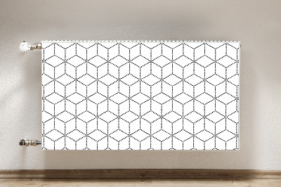 Magnet Heizkörperverkleidung Graue würfel