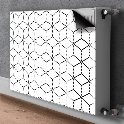 Magnet Heizkörperverkleidung Graue würfel