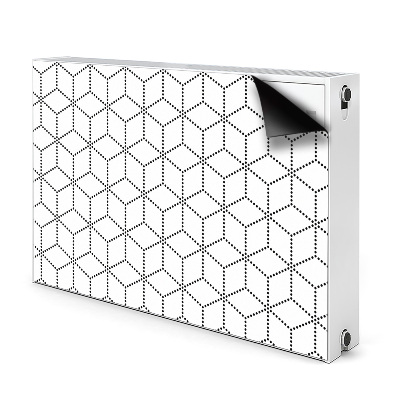 Magnet Heizkörperverkleidung Graue würfel
