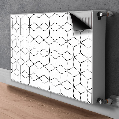 Magnet Heizkörperverkleidung Graue würfel
