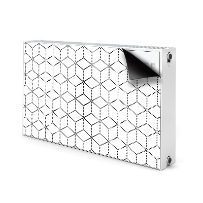 Magnet Heizkörperverkleidung Graue würfel