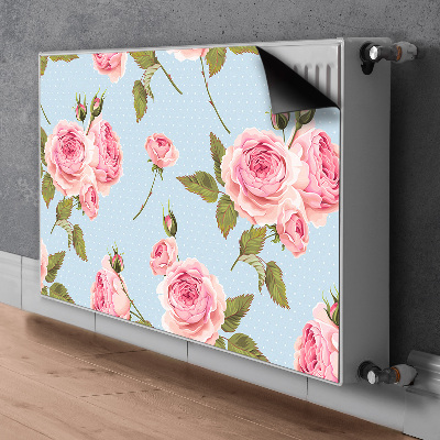 Magnet Heizkörperverkleidung Rosen mit blättern