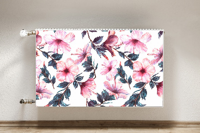 Heizkörperverkleidung magnet Hibiskusblüten