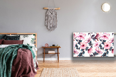 Heizkörperverkleidung magnet Hibiskusblüten