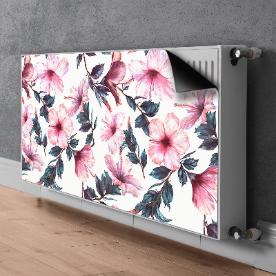 Heizkörperverkleidung magnet Hibiskusblüten