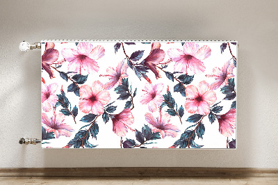 Heizkörperverkleidung magnet Hibiskusblüten
