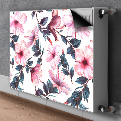 Heizkörperverkleidung magnet Hibiskusblüten
